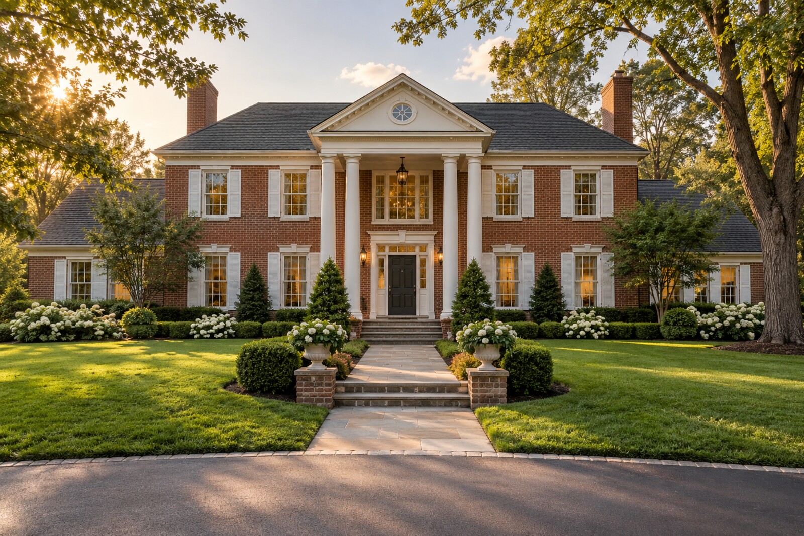 Fictional colonial home